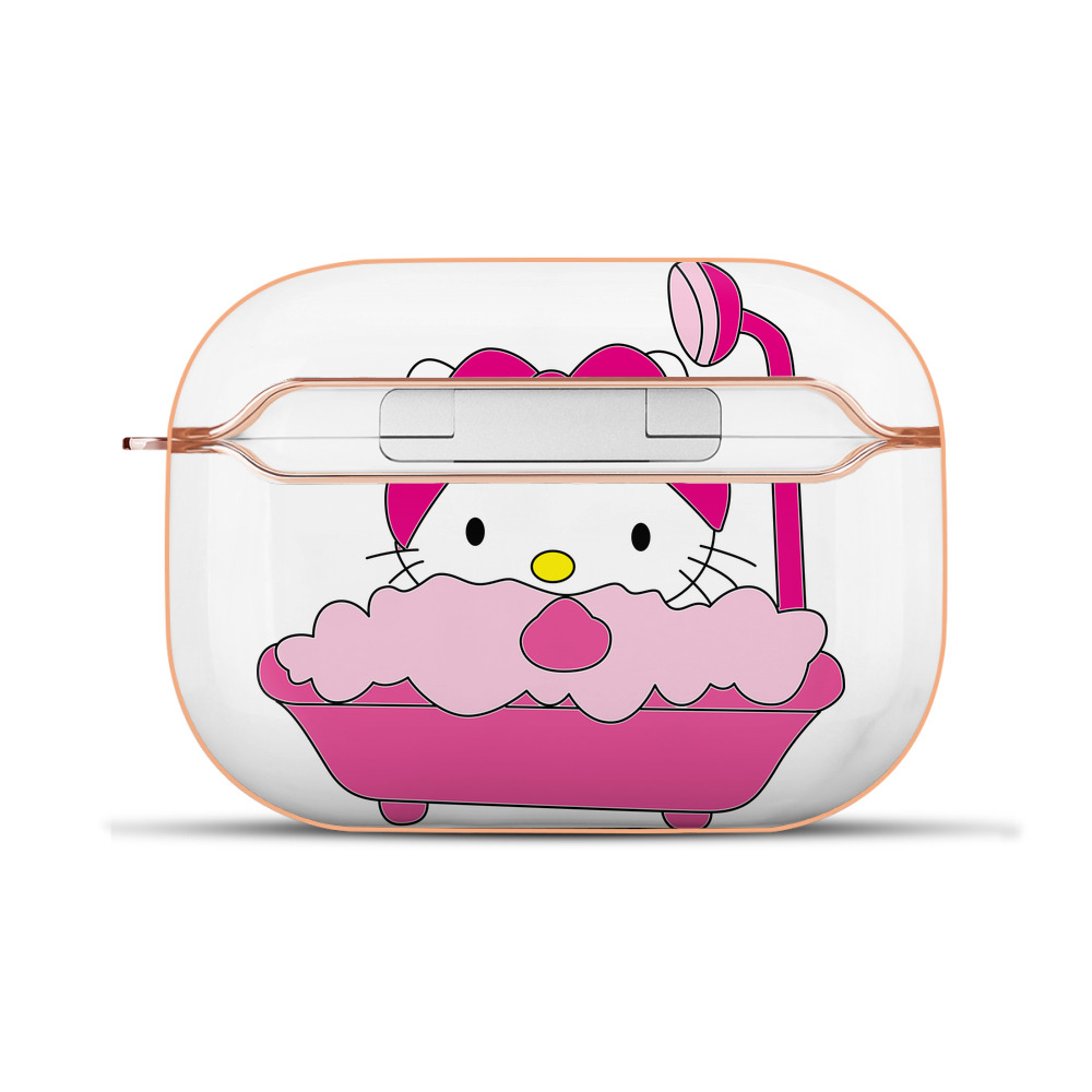 （画像用） Hello Kitty ハローキティ 【AirPods Pro用】ハードシェル保護ケース｜耐衝撃・防指紋・カラビナ付き商品仕様