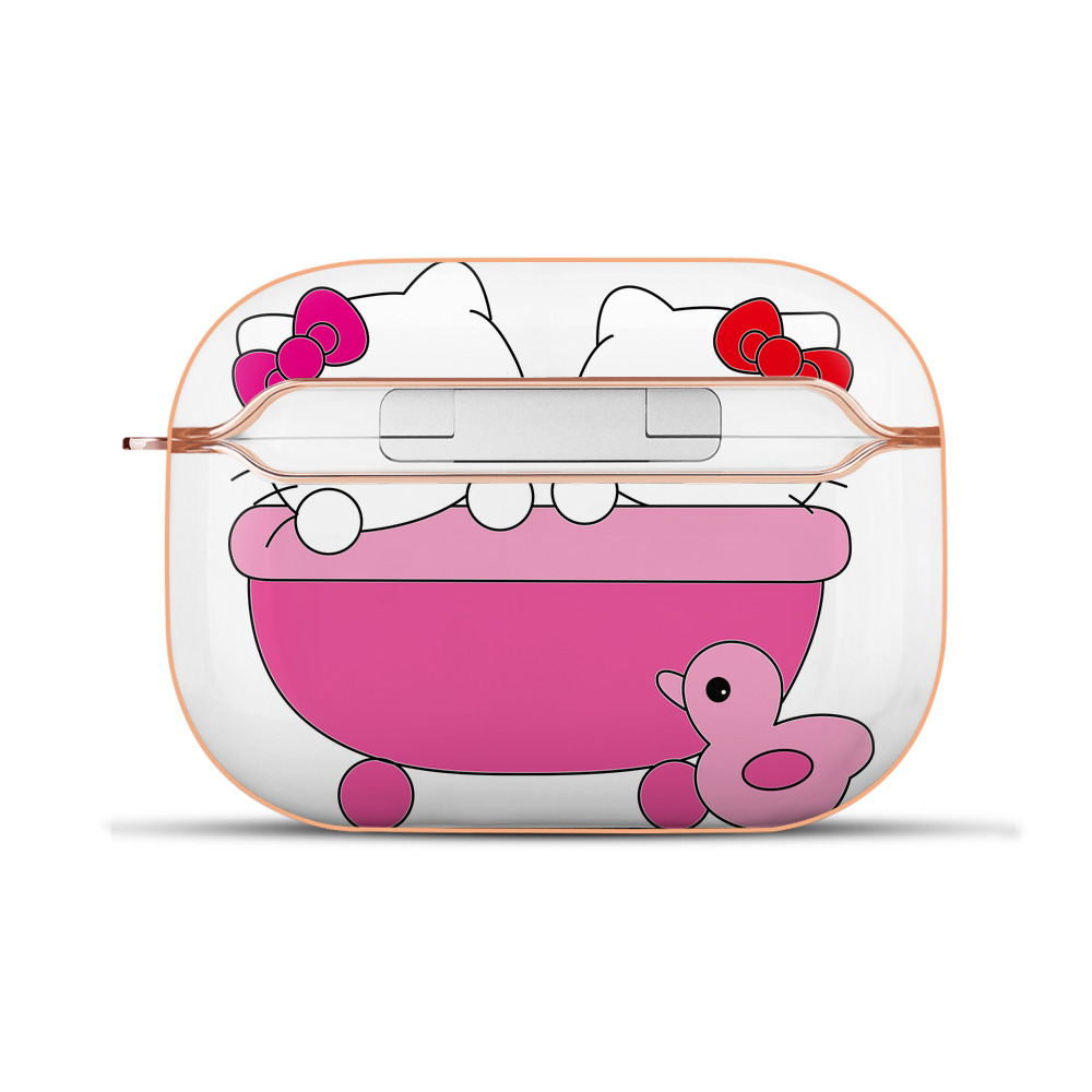 （画像用） Hello Kitty ハローキティ 【AirPods Pro用】ハードシェル保護ケース｜耐衝撃・防指紋・カラビナ付き商品仕様