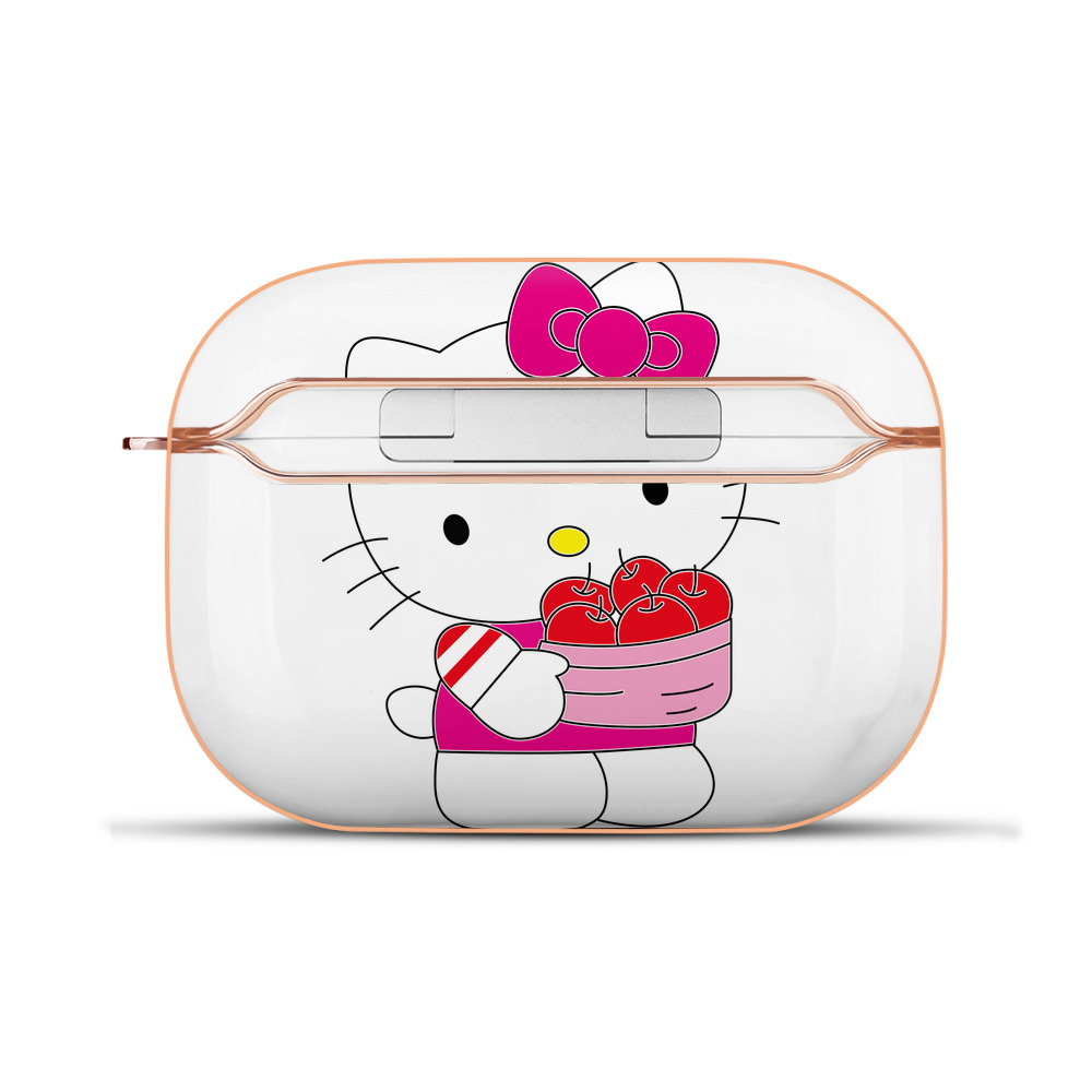 （画像用） Hello Kitty ハローキティ 【AirPods Pro用】ハードシェル保護ケース｜耐衝撃・防指紋・カラビナ付き商品仕様