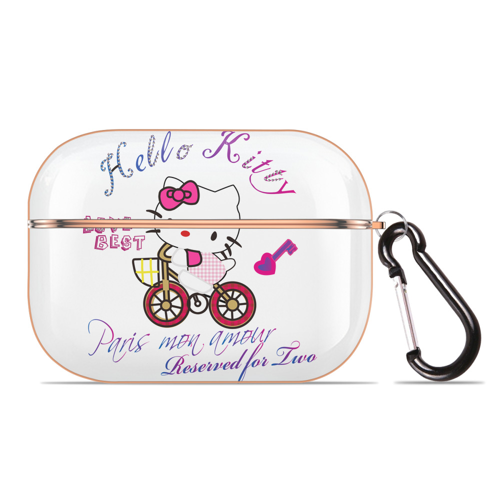 （画像用） Hello Kitty ハローキティ 【AirPods Pro用】ハードシェル保護ケース｜耐衝撃・防指紋・カラビナ付き商品仕様