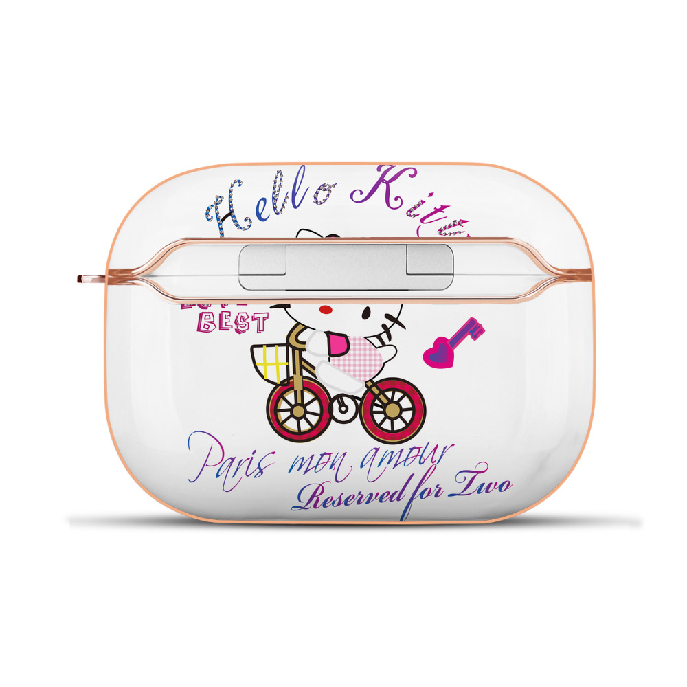 （画像用） Hello Kitty ハローキティ 【AirPods Pro用】ハードシェル保護ケース｜耐衝撃・防指紋・カラビナ付き商品仕様