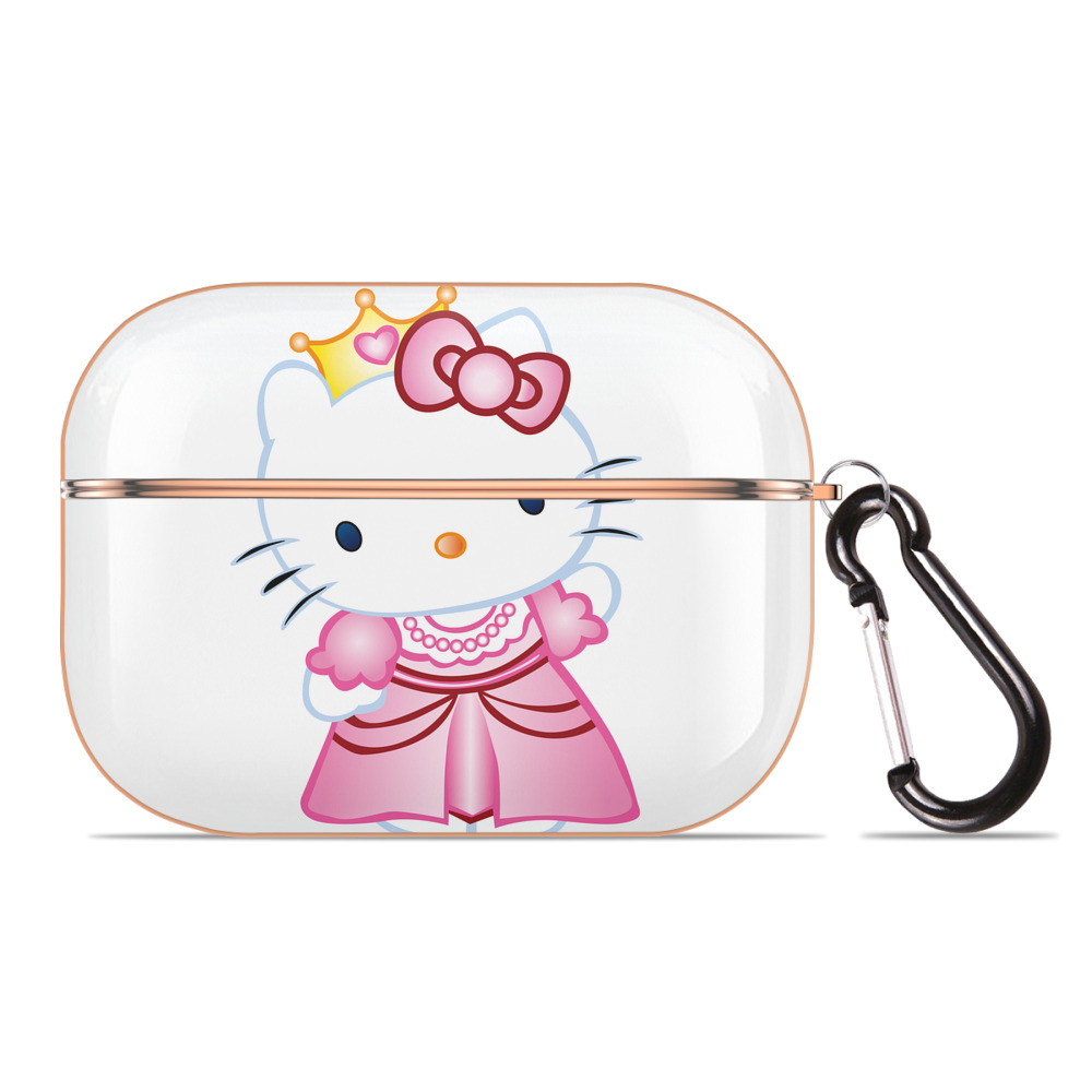 （画像用） Hello Kitty ハローキティ 【AirPods Pro用】ハードシェル保護ケース｜耐衝撃・防指紋・カラビナ付き商品仕様