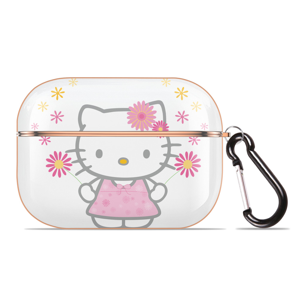 （画像用） Hello Kitty ハローキティ 【AirPods Pro用】ハードシェル保護ケース｜耐衝撃・防指紋・カラビナ付き商品仕様