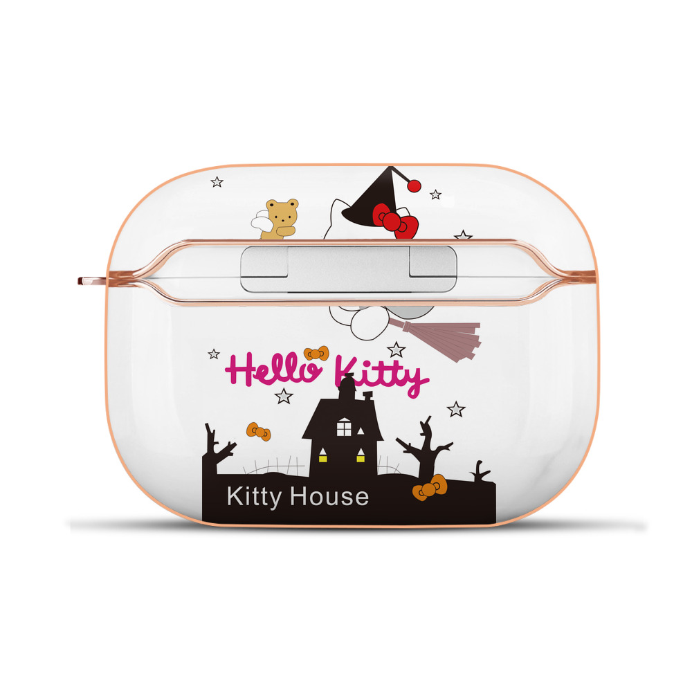 （画像用） Hello Kitty ハローキティ 【AirPods Pro用】ハードシェル保護ケース｜耐衝撃・防指紋・カラビナ付き商品仕様