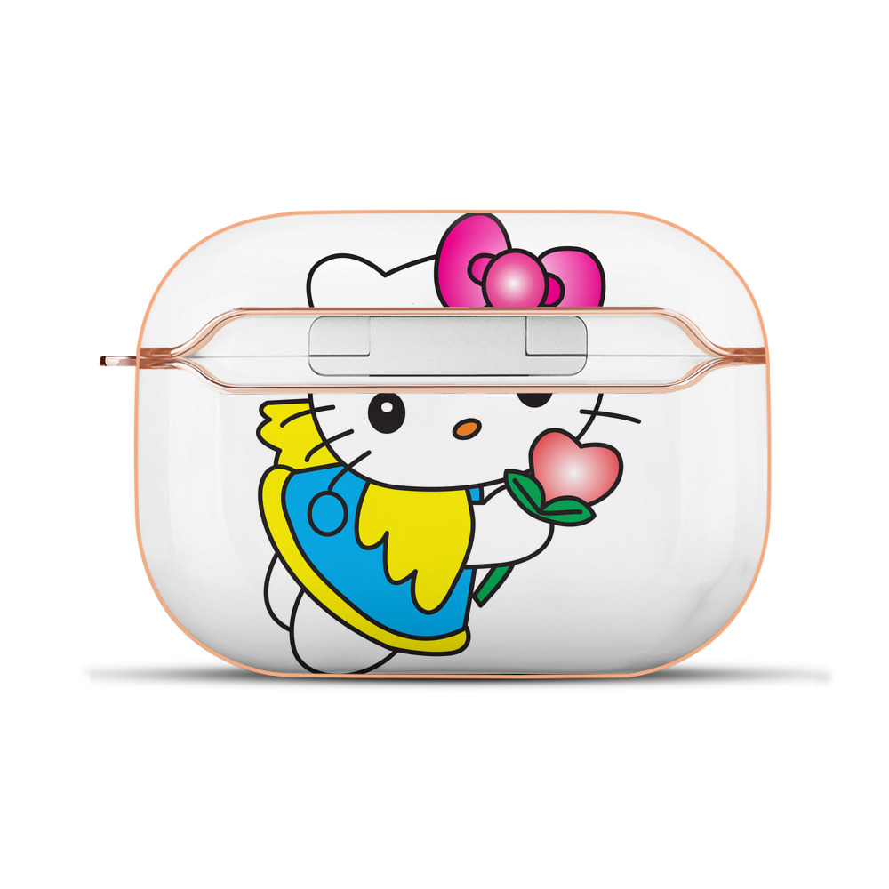 （画像用） Hello Kitty ハローキティ 【AirPods Pro用】ハードシェル保護ケース｜耐衝撃・防指紋・カラビナ付き商品仕様