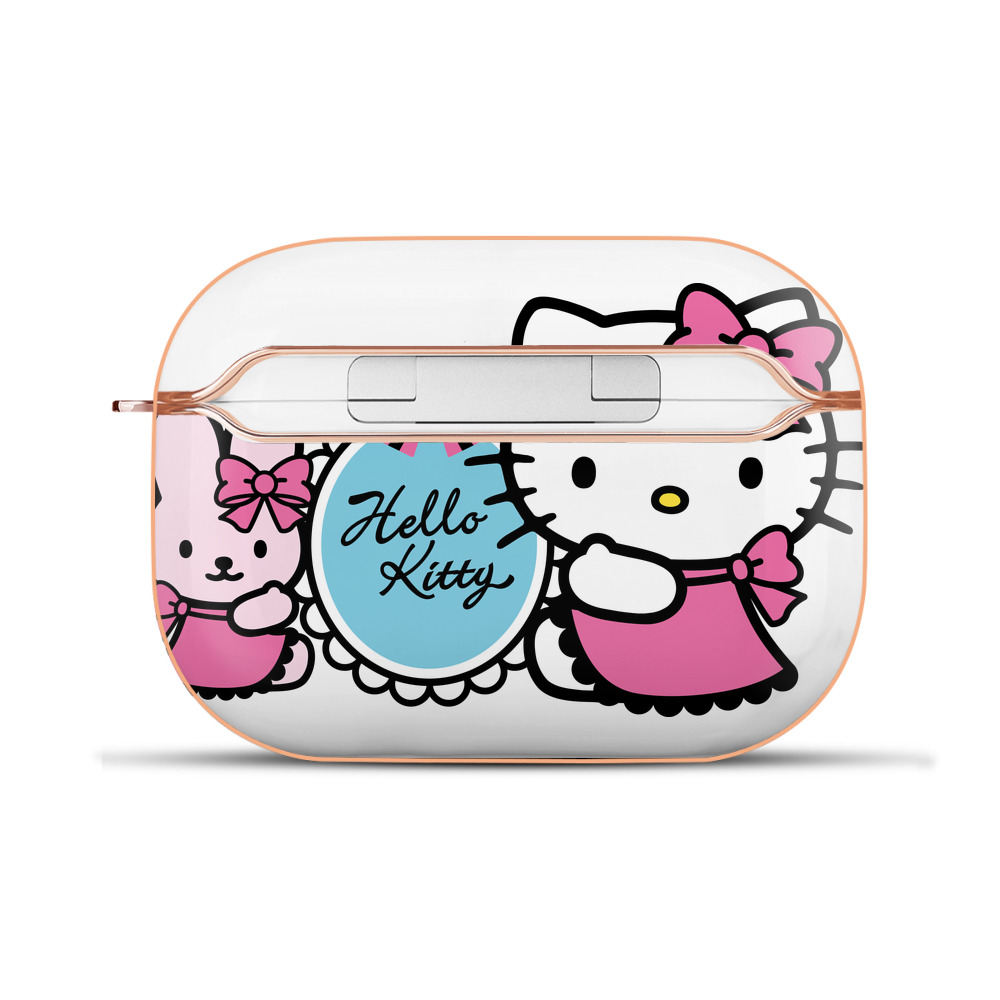 （画像用） Hello Kitty ハローキティ 【AirPods Pro用】ハードシェル保護ケース｜耐衝撃・防指紋・カラビナ付き商品仕様