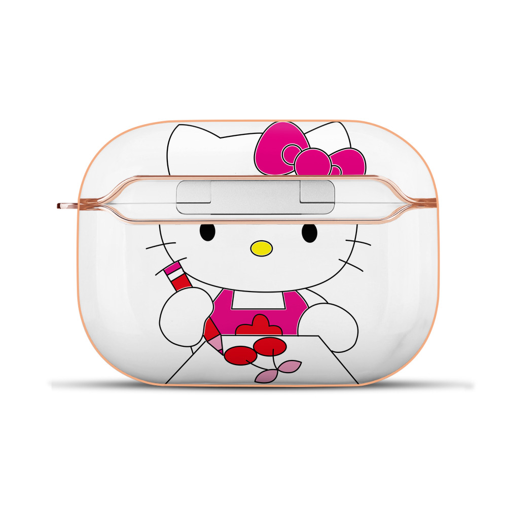 （画像用） Hello Kitty ハローキティ 【AirPods Pro用】ハードシェル保護ケース｜耐衝撃・防指紋・カラビナ付き商品仕様