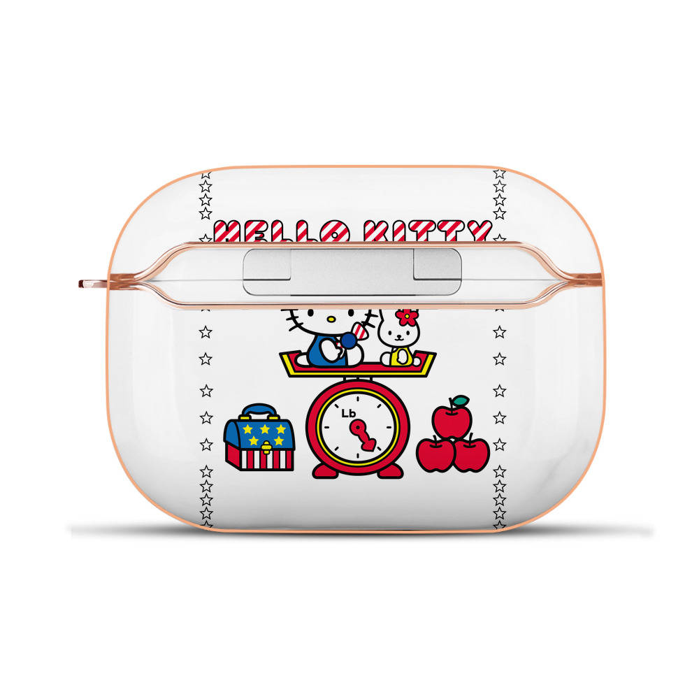 （画像用） Hello Kitty ハローキティ 【AirPods Pro用】ハードシェル保護ケース｜耐衝撃・防指紋・カラビナ付き商品仕様