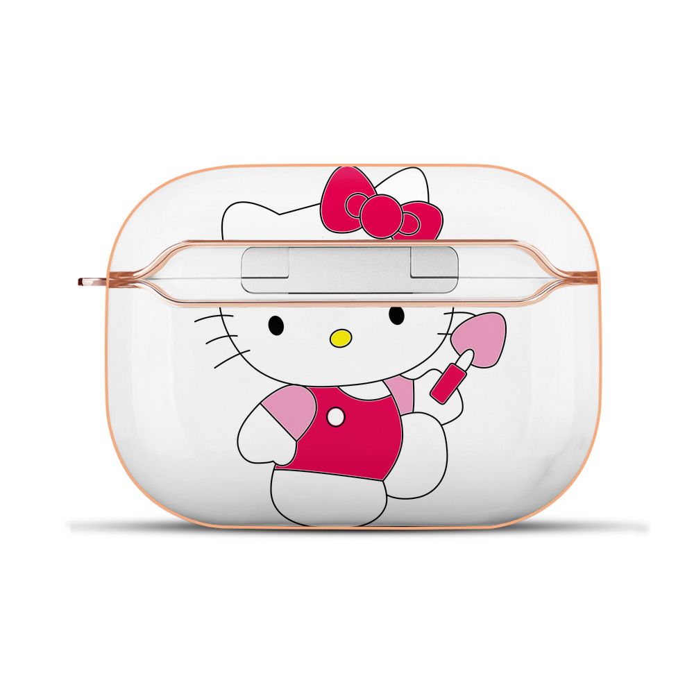（画像用） Hello Kitty ハローキティ 【AirPods Pro用】ハードシェル保護ケース｜耐衝撃・防指紋・カラビナ付き商品仕様