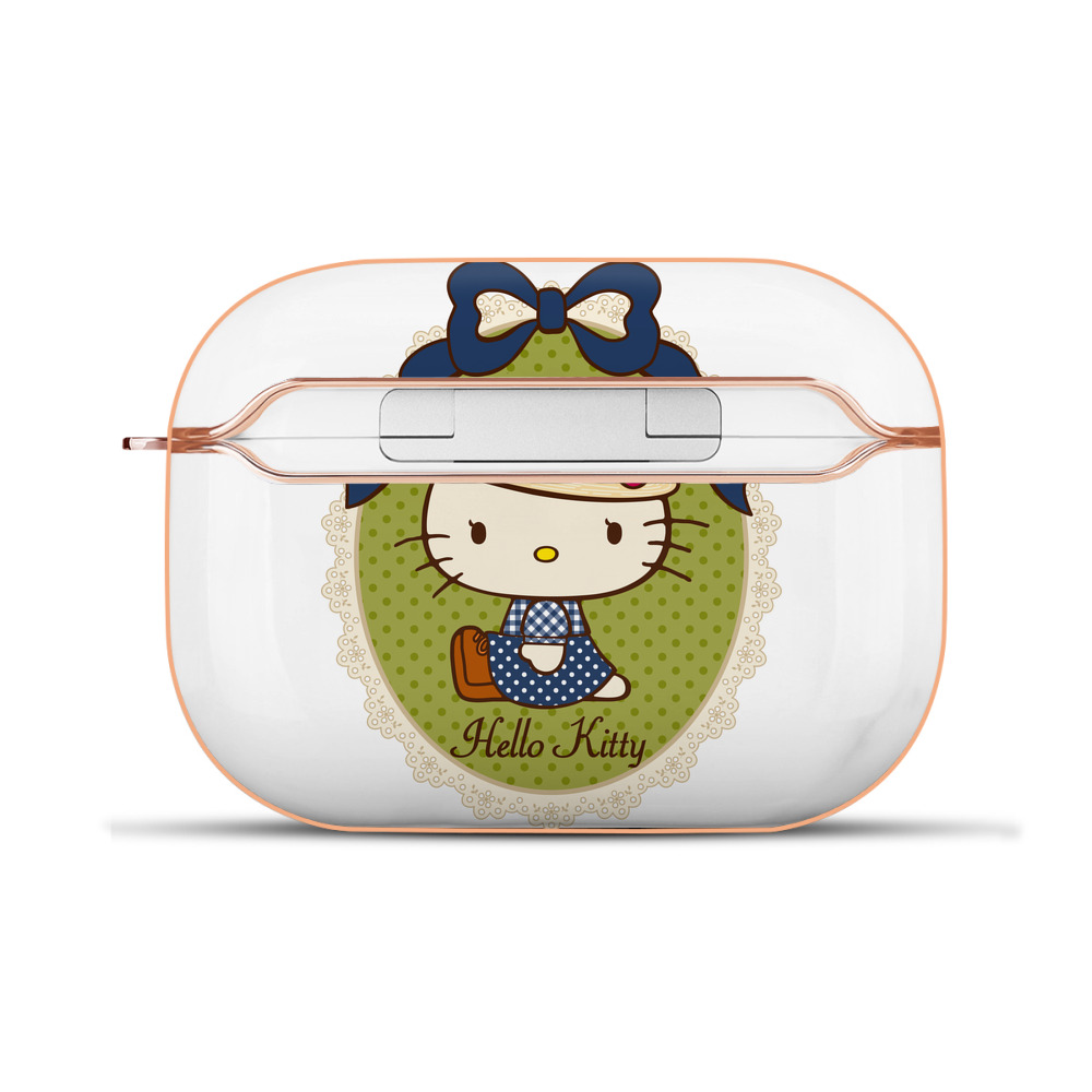 （画像用） Hello Kitty ハローキティ 【AirPods Pro用】ハードシェル保護ケース｜耐衝撃・防指紋・カラビナ付き商品仕様