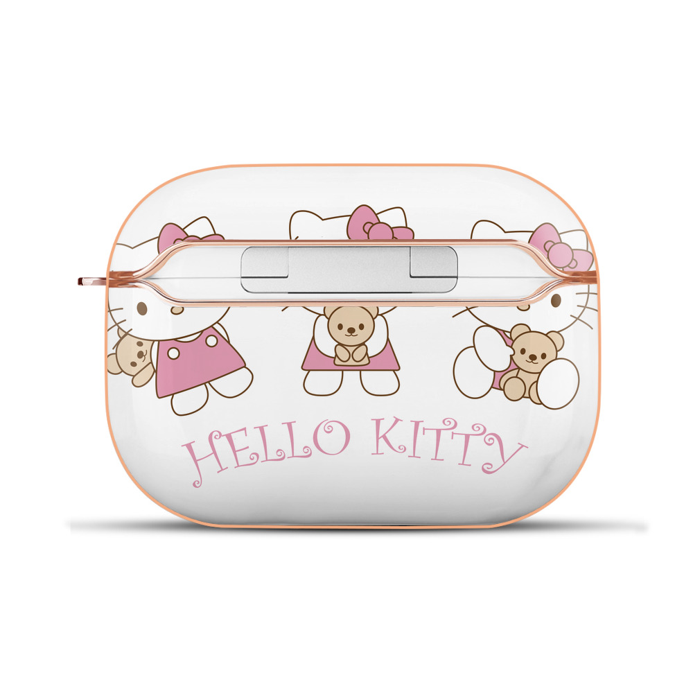 （画像用） Hello Kitty ハローキティ 【AirPods Pro用】ハードシェル保護ケース｜耐衝撃・防指紋・カラビナ付き商品仕様