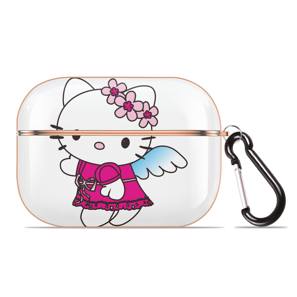 （画像用） Hello Kitty ハローキティ 【AirPods Pro用】ハードシェル保護ケース｜耐衝撃・防指紋・カラビナ付き商品仕様