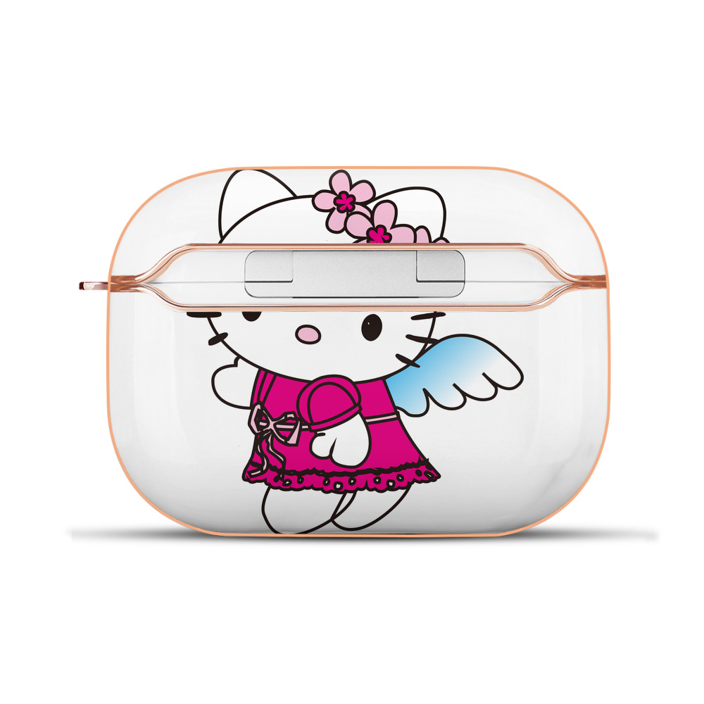 （画像用） Hello Kitty ハローキティ 【AirPods Pro用】ハードシェル保護ケース｜耐衝撃・防指紋・カラビナ付き商品仕様