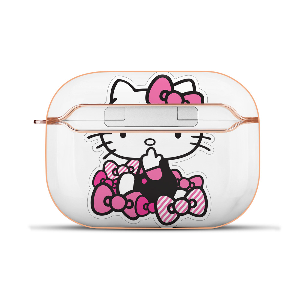 （画像用） Hello Kitty ハローキティ 【AirPods Pro用】ハードシェル保護ケース｜耐衝撃・防指紋・カラビナ付き商品仕様