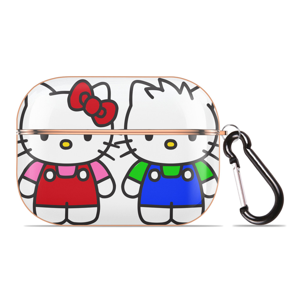 （画像用） Hello Kitty ハローキティ 【AirPods Pro用】ハードシェル保護ケース｜耐衝撃・防指紋・カラビナ付き商品仕様