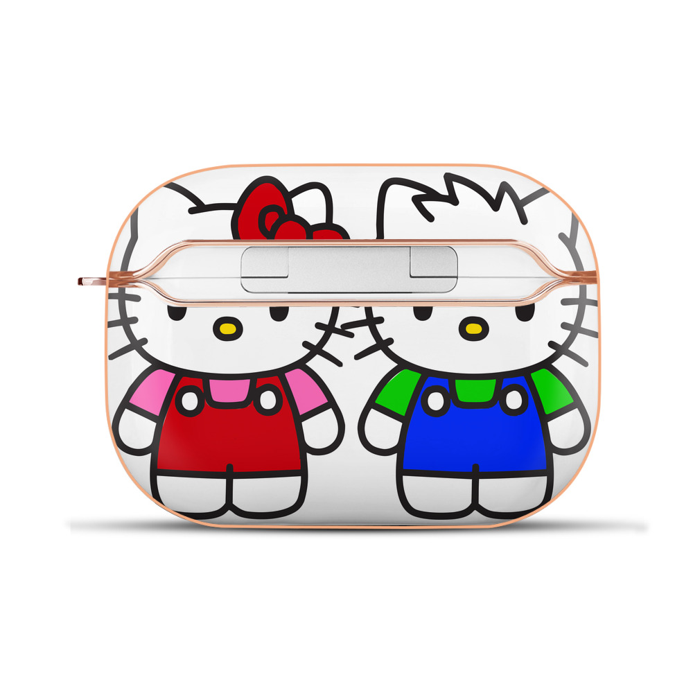 （画像用） Hello Kitty ハローキティ 【AirPods Pro用】ハードシェル保護ケース｜耐衝撃・防指紋・カラビナ付き商品仕様