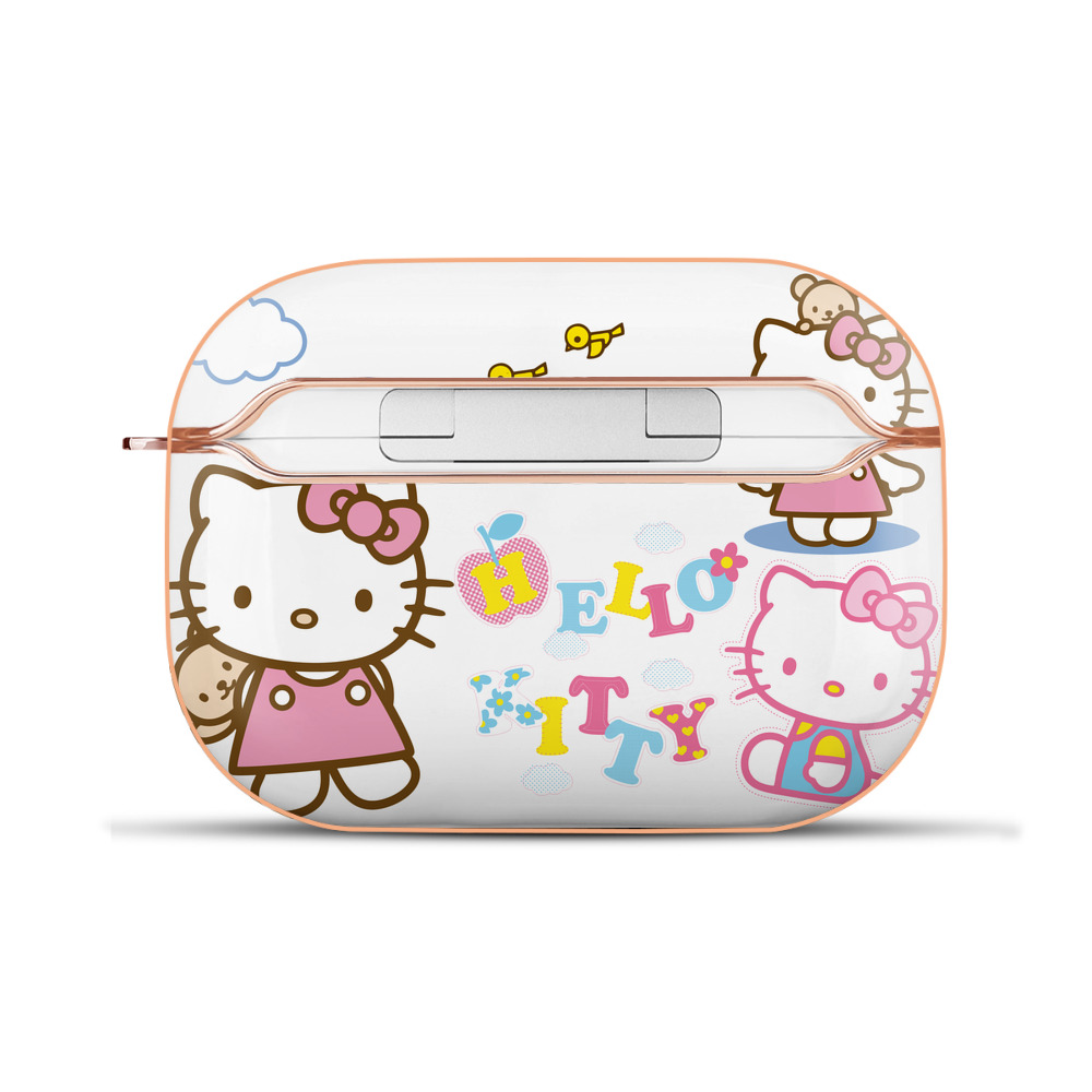 （画像用） Hello Kitty ハローキティ 【AirPods Pro用】ハードシェル保護ケース｜耐衝撃・防指紋・カラビナ付き商品仕様