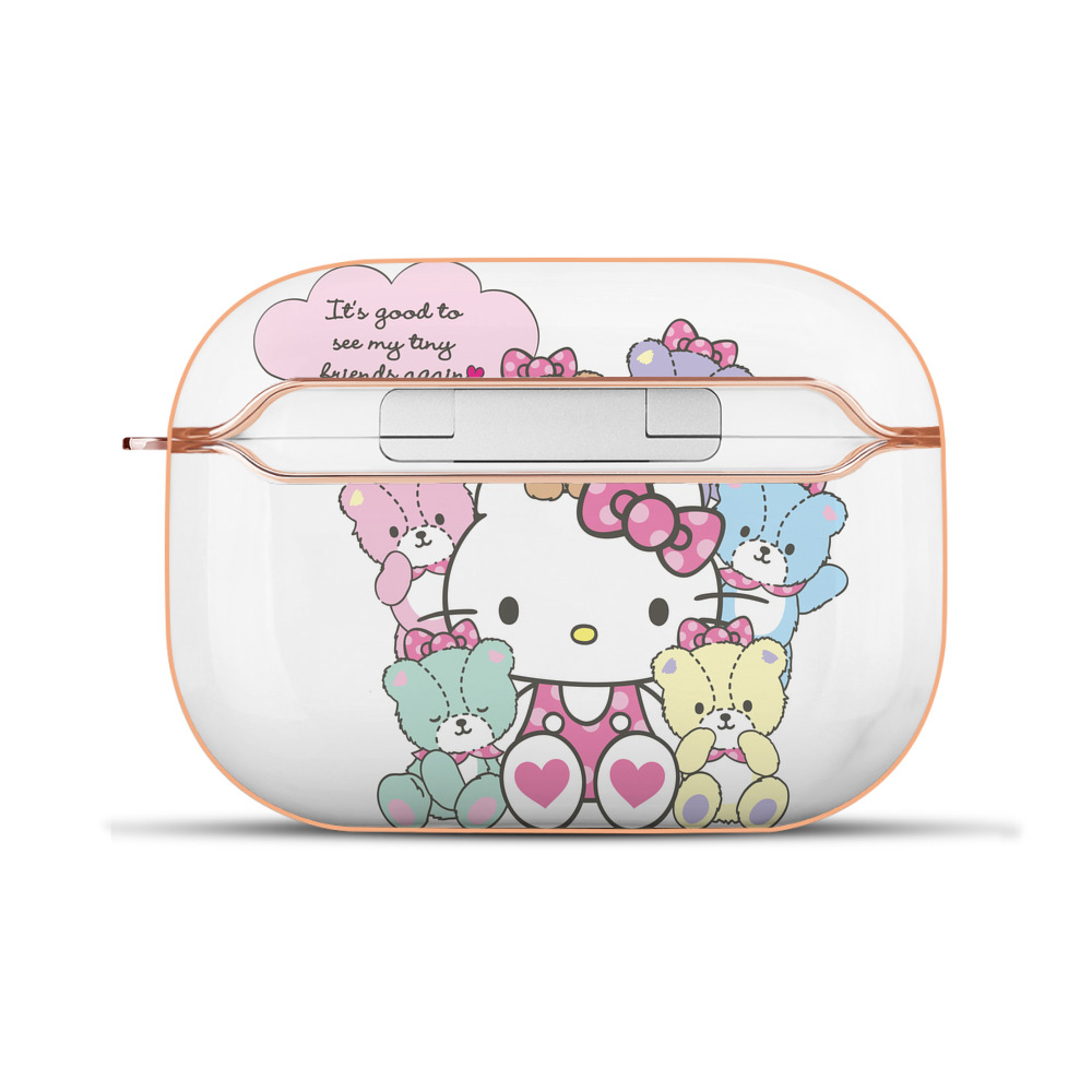（画像用） Hello Kitty ハローキティ 【AirPods Pro用】ハードシェル保護ケース｜耐衝撃・防指紋・カラビナ付き商品仕様