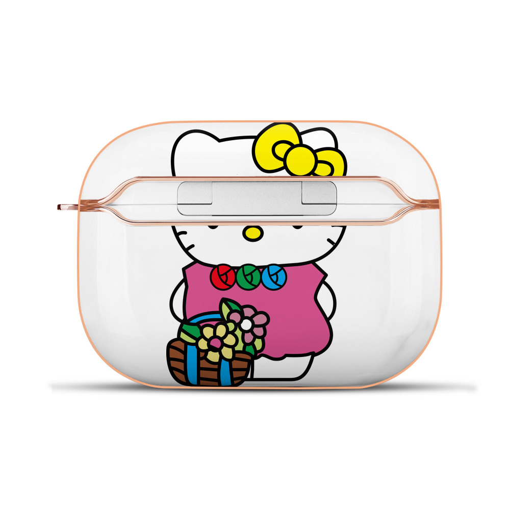 （画像用） Hello Kitty ハローキティ 【AirPods Pro用】ハードシェル保護ケース｜耐衝撃・防指紋・カラビナ付き商品仕様