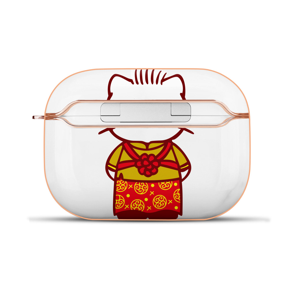 （画像用） Hello Kitty ハローキティ 【AirPods Pro用】ハードシェル保護ケース｜耐衝撃・防指紋・カラビナ付き商品仕様