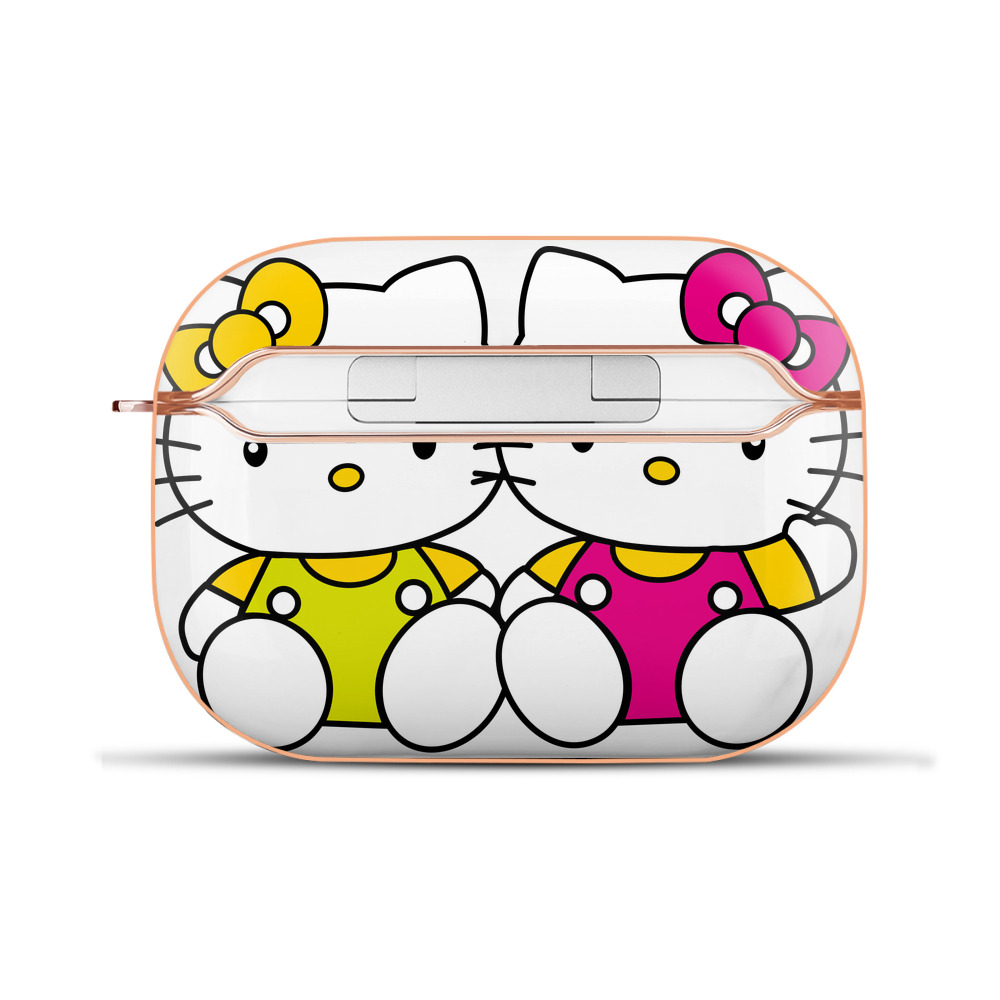 （画像用） Hello Kitty ハローキティ 【AirPods Pro用】ハードシェル保護ケース｜耐衝撃・防指紋・カラビナ付き商品仕様