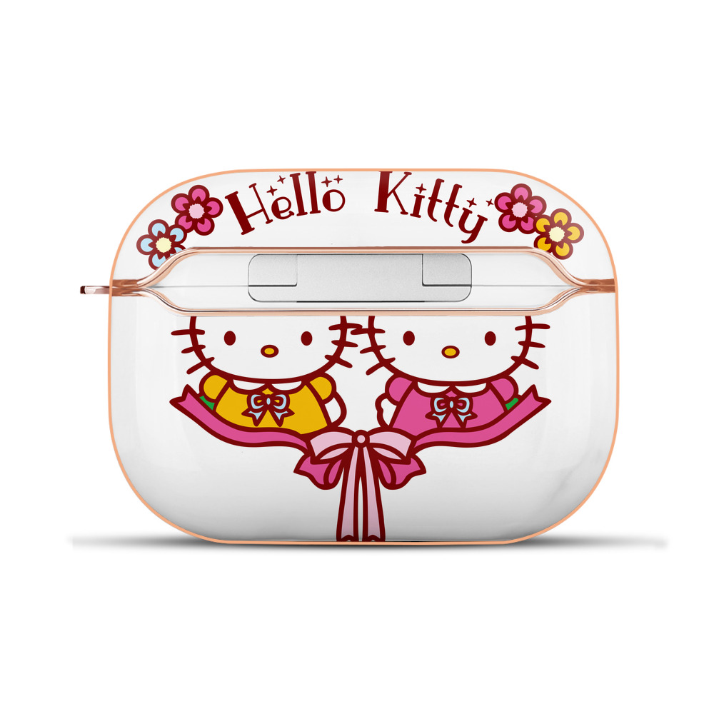 （画像用） Hello Kitty ハローキティ 【AirPods Pro用】ハードシェル保護ケース｜耐衝撃・防指紋・カラビナ付き商品仕様