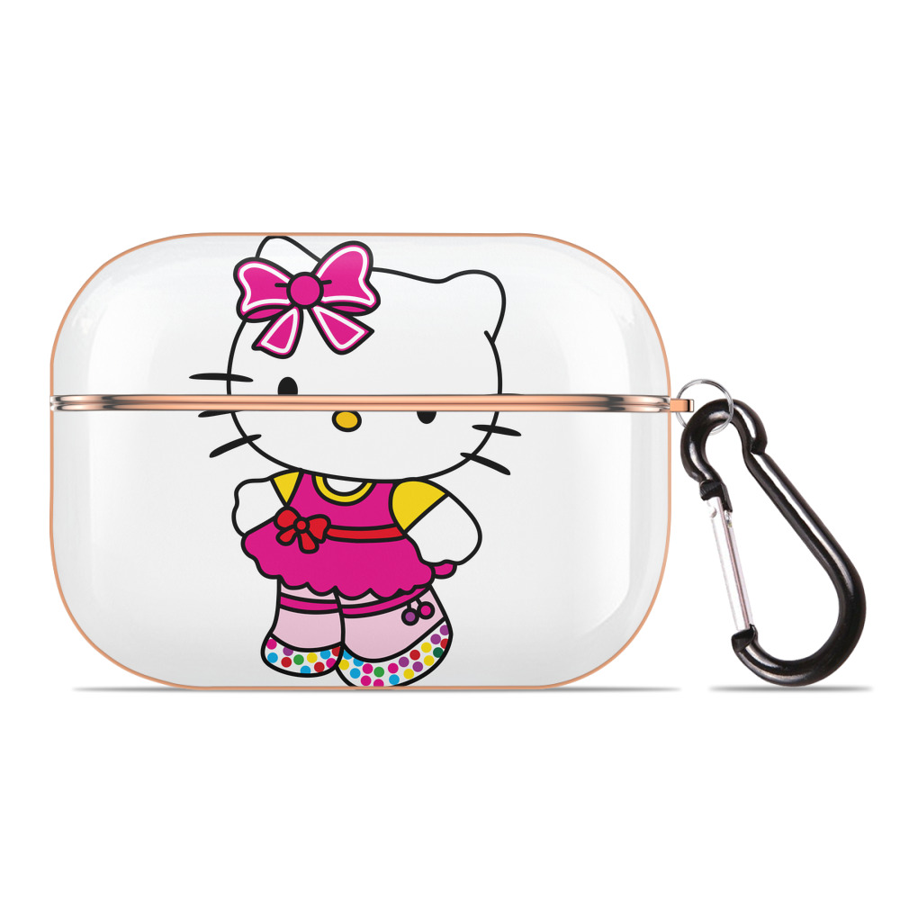 （画像用） Hello Kitty ハローキティ 【AirPods Pro用】ハードシェル保護ケース｜耐衝撃・防指紋・カラビナ付き商品仕様