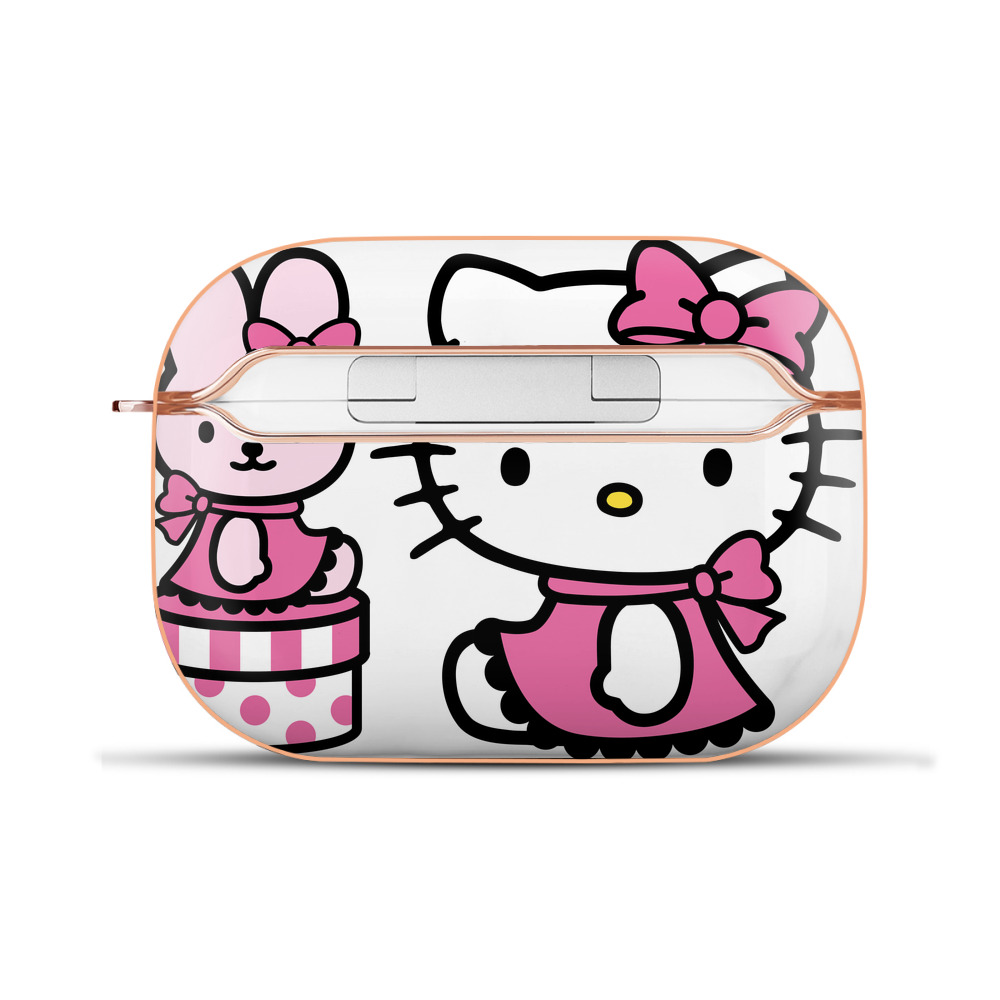 （画像用） Hello Kitty ハローキティ 【AirPods Pro用】ハードシェル保護ケース｜耐衝撃・防指紋・カラビナ付き商品仕様