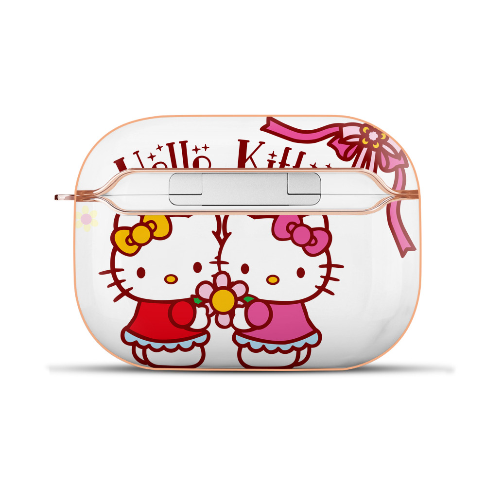 （画像用） Hello Kitty ハローキティ 【AirPods Pro用】ハードシェル保護ケース｜耐衝撃・防指紋・カラビナ付き商品仕様