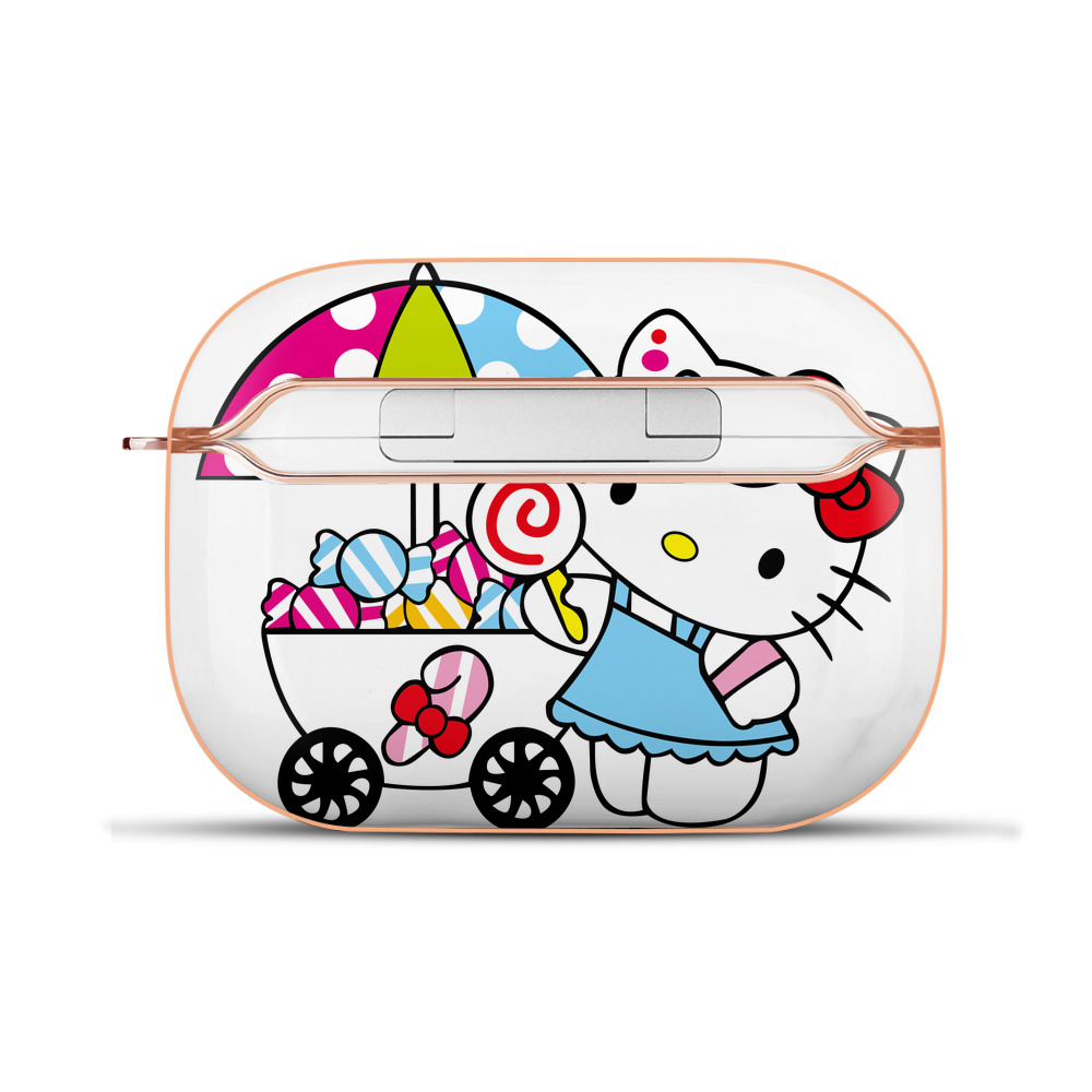 （画像用） Hello Kitty ハローキティ 【AirPods Pro用】ハードシェル保護ケース｜耐衝撃・防指紋・カラビナ付き商品仕様