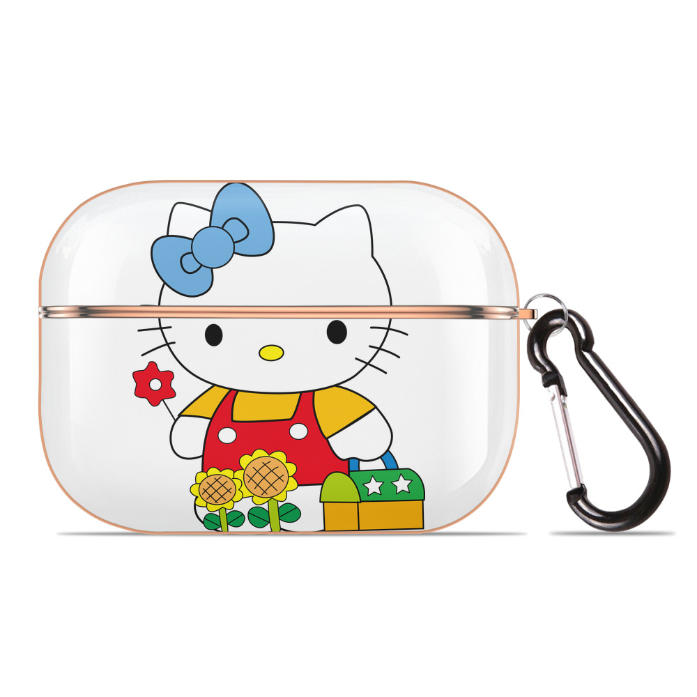 （画像用） Hello Kitty ハローキティ 【AirPods Pro用】ハードシェル保護ケース｜耐衝撃・防指紋・カラビナ付き商品仕様