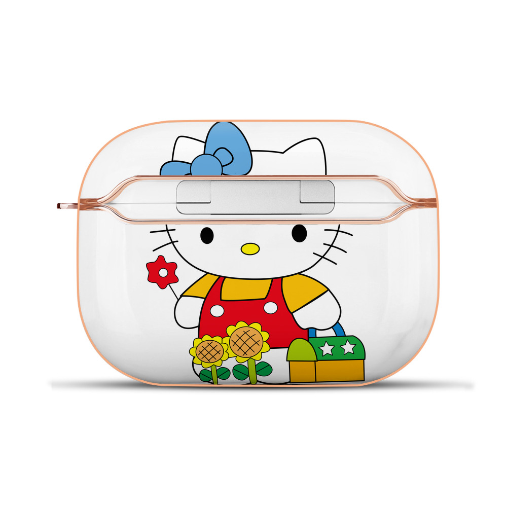 （画像用） Hello Kitty ハローキティ 【AirPods Pro用】ハードシェル保護ケース｜耐衝撃・防指紋・カラビナ付き商品仕様