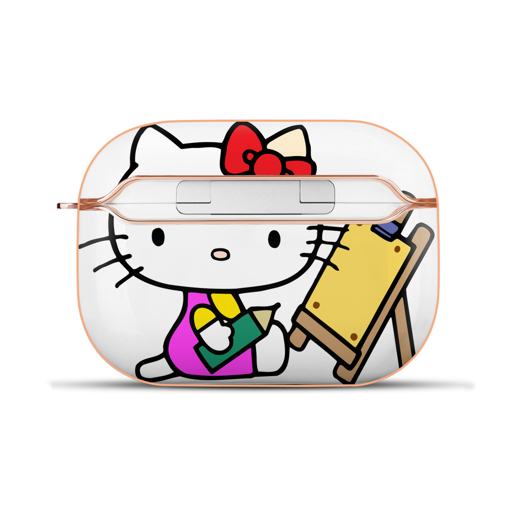 （画像用） Hello Kitty ハローキティ 【AirPods Pro用】ハードシェル保護ケース｜耐衝撃・防指紋・カラビナ付き商品仕様