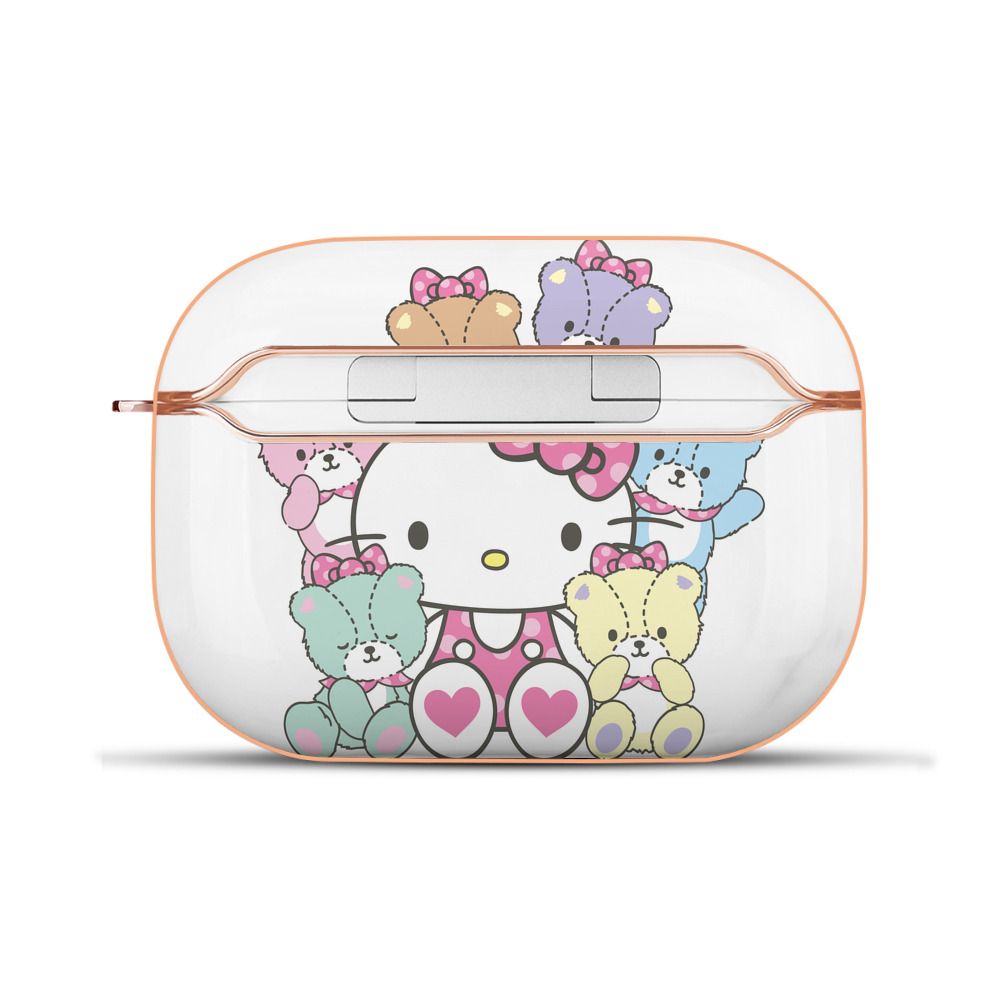 （画像用） Hello Kitty ハローキティ 【AirPods Pro用】ハードシェル保護ケース｜耐衝撃・防指紋・カラビナ付き商品仕様