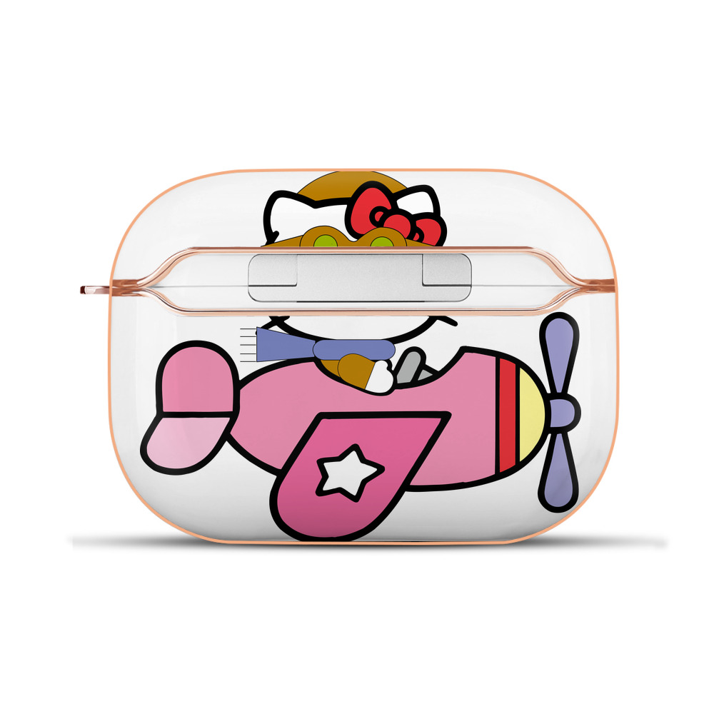 （画像用） Hello Kitty ハローキティ 【AirPods Pro用】ハードシェル保護ケース｜耐衝撃・防指紋・カラビナ付き商品仕様