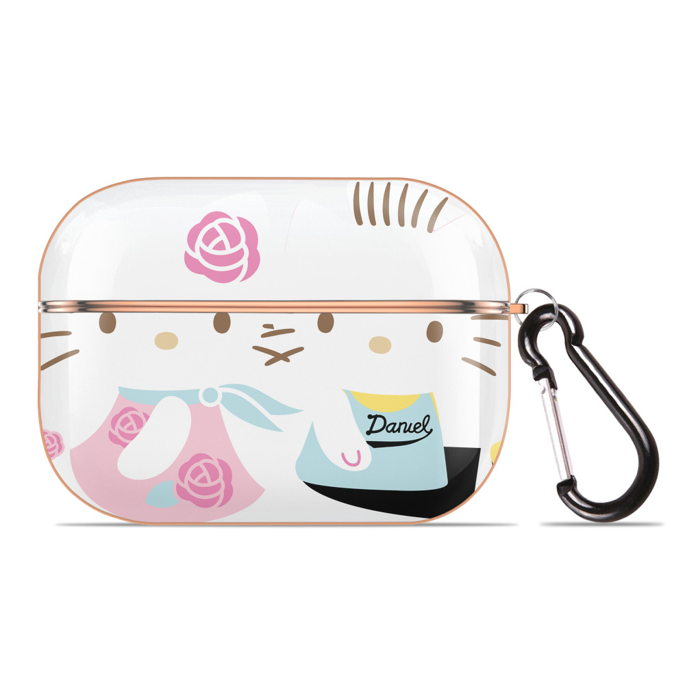 （画像用） Hello Kitty ハローキティ 【AirPods Pro用】ハードシェル保護ケース｜耐衝撃・防指紋・カラビナ付き商品仕様