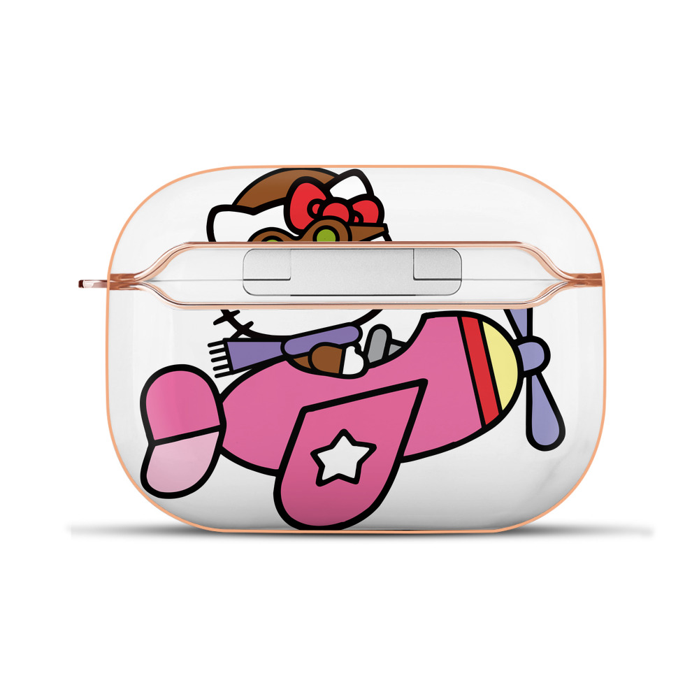 （画像用） Hello Kitty ハローキティ 【AirPods Pro用】ハードシェル保護ケース｜耐衝撃・防指紋・カラビナ付き商品仕様