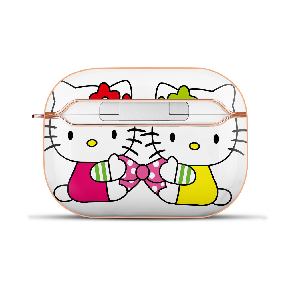 （画像用） Hello Kitty ハローキティ 【AirPods Pro用】ハードシェル保護ケース｜耐衝撃・防指紋・カラビナ付き商品仕様