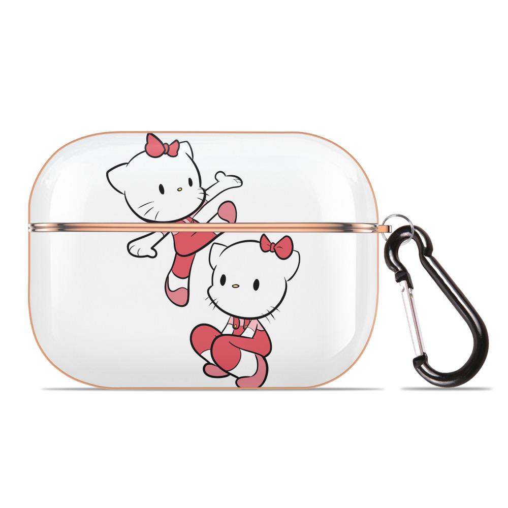 （画像用） Hello Kitty ハローキティ 【AirPods Pro用】ハードシェル保護ケース｜耐衝撃・防指紋・カラビナ付き商品仕様