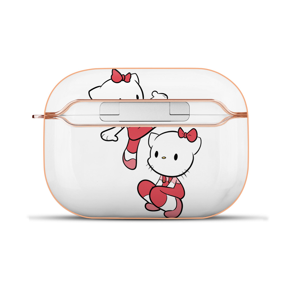 （画像用） Hello Kitty ハローキティ 【AirPods Pro用】ハードシェル保護ケース｜耐衝撃・防指紋・カラビナ付き商品仕様