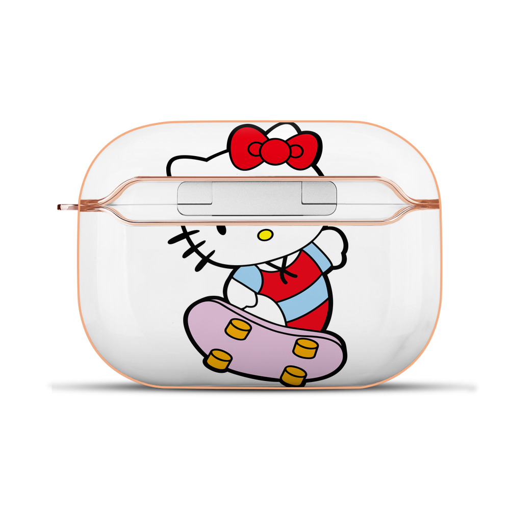 （画像用） Hello Kitty ハローキティ 【AirPods Pro用】ハードシェル保護ケース｜耐衝撃・防指紋・カラビナ付き商品仕様