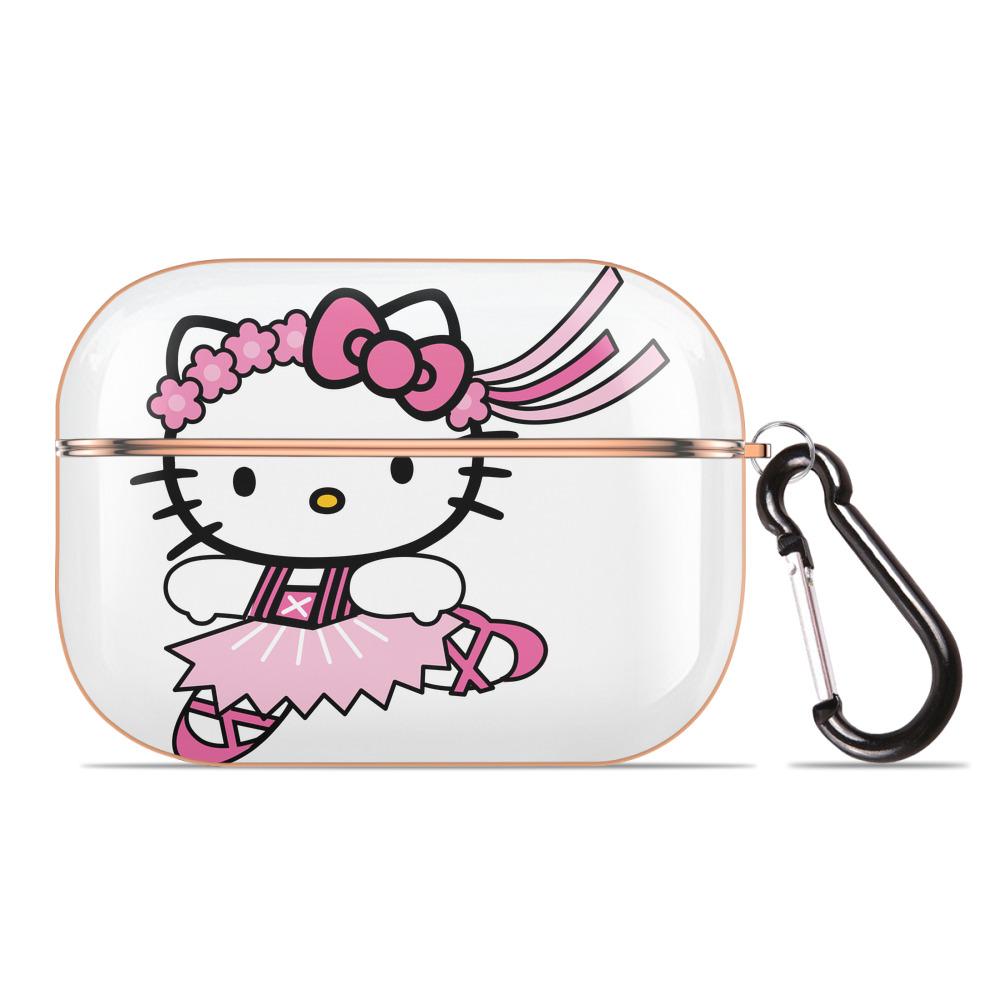 （画像用） Hello Kitty ハローキティ 【AirPods Pro用】ハードシェル保護ケース｜耐衝撃・防指紋・カラビナ付き商品仕様