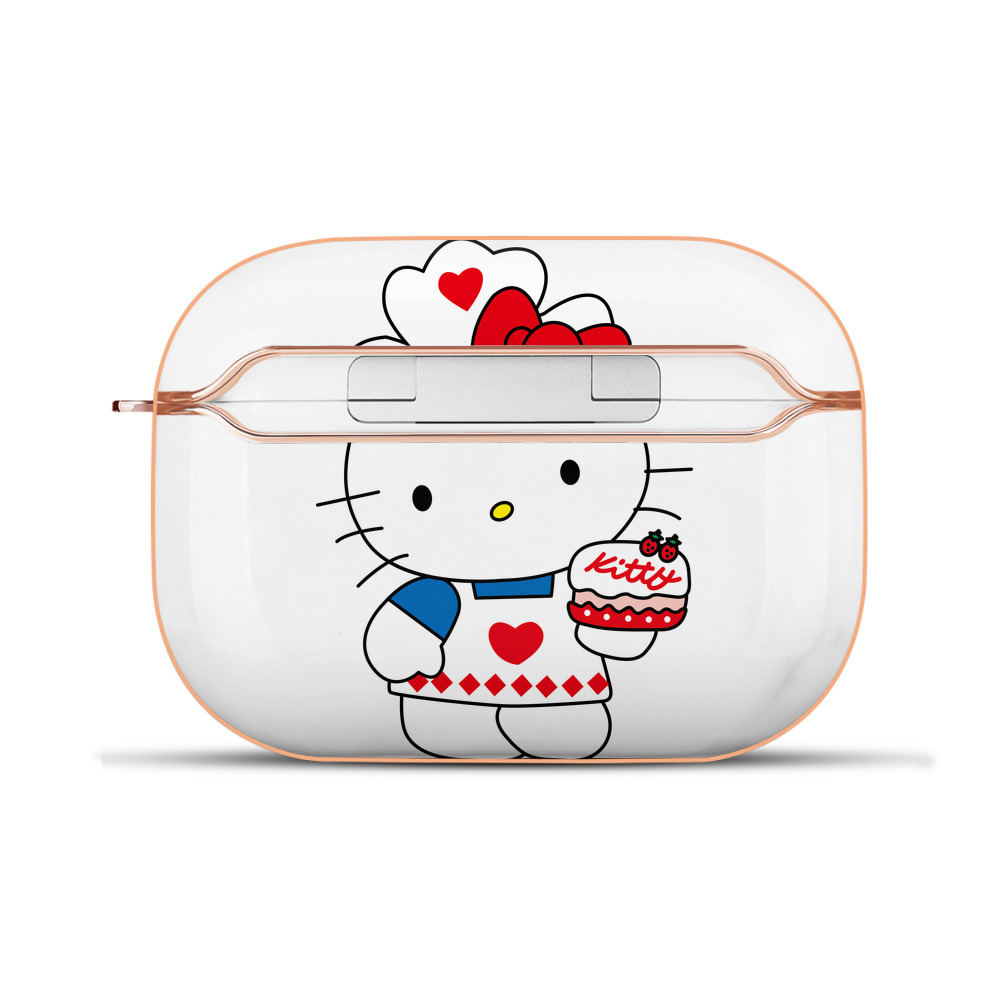 （画像用） Hello Kitty ハローキティ 【AirPods Pro用】ハードシェル保護ケース｜耐衝撃・防指紋・カラビナ付き商品仕様
