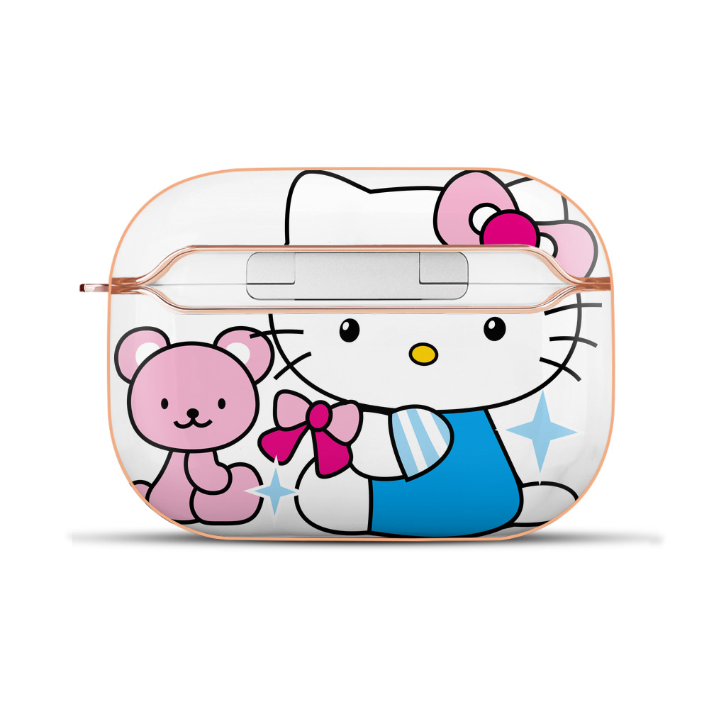 （画像用） Hello Kitty ハローキティ 【AirPods Pro用】ハードシェル保護ケース｜耐衝撃・防指紋・カラビナ付き商品仕様