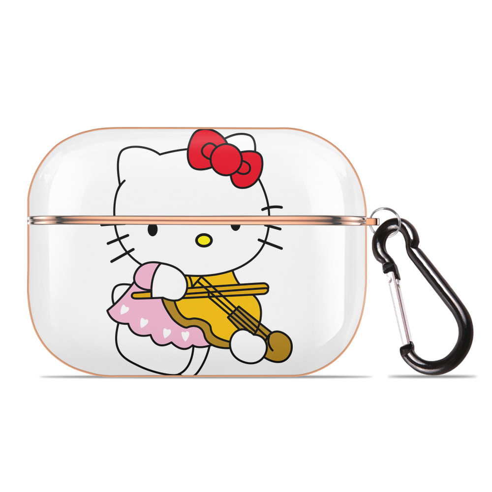 （画像用） Hello Kitty ハローキティ 【AirPods Pro用】ハードシェル保護ケース｜耐衝撃・防指紋・カラビナ付き商品仕様