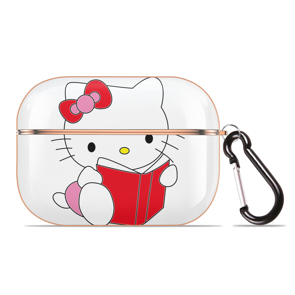 （画像用） Hello Kitty ハローキティ 【AirPods Pro用】ハードシェル保護ケース｜耐衝撃・防指紋・カラビナ付き商品仕様