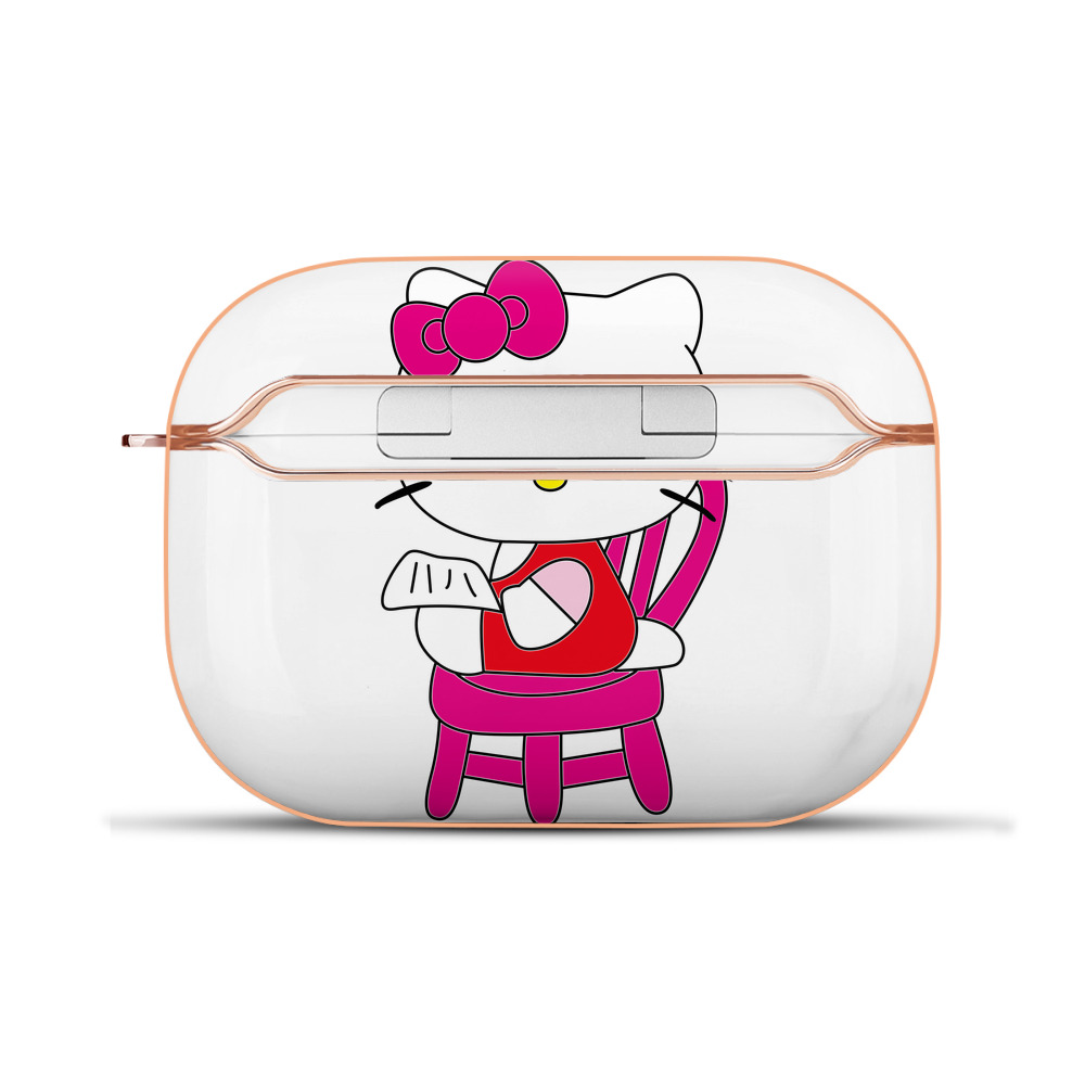 （画像用） Hello Kitty ハローキティ 【AirPods Pro用】ハードシェル保護ケース｜耐衝撃・防指紋・カラビナ付き商品仕様