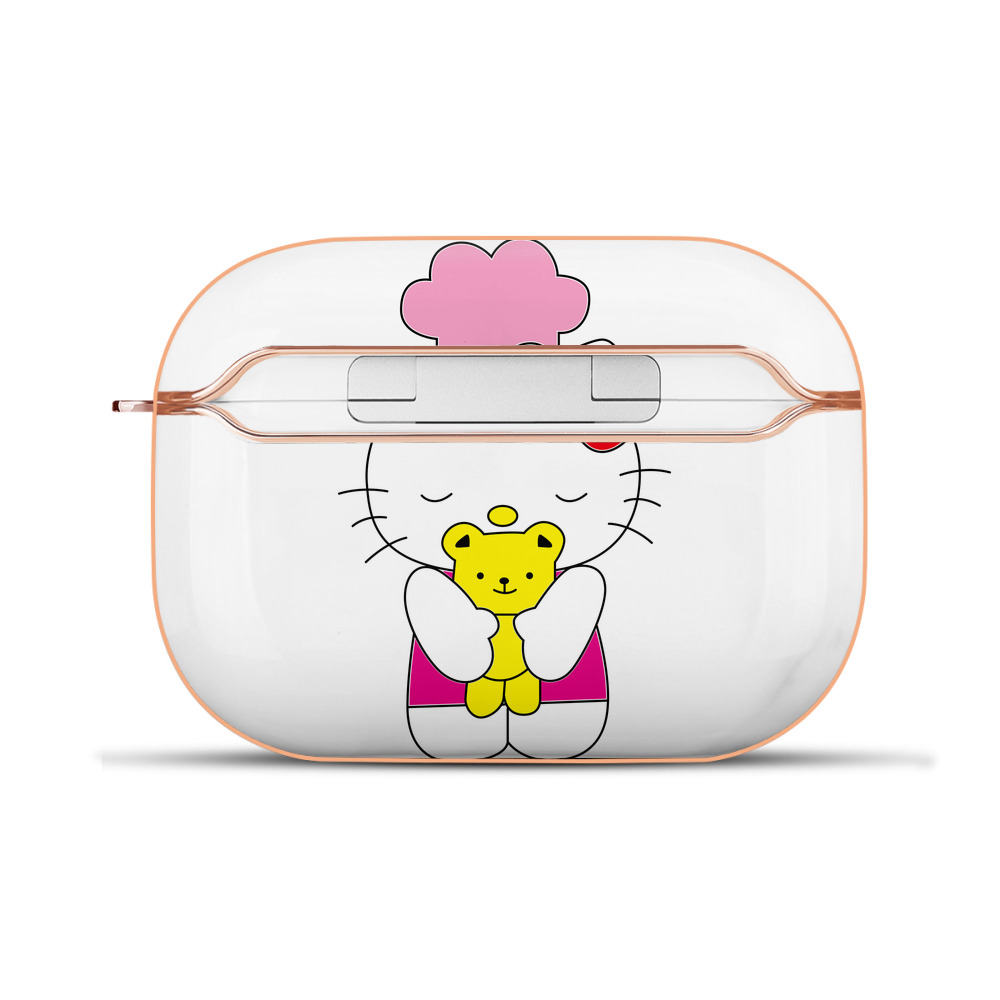 （画像用） Hello Kitty ハローキティ 【AirPods Pro用】ハードシェル保護ケース｜耐衝撃・防指紋・カラビナ付き商品仕様