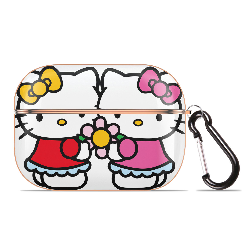 （画像用） Hello Kitty ハローキティ 【AirPods Pro用】ハードシェル保護ケース｜耐衝撃・防指紋・カラビナ付き商品仕様