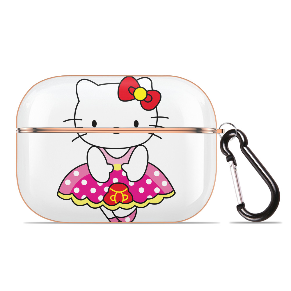 （画像用） Hello Kitty ハローキティ 【AirPods Pro用】ハードシェル保護ケース｜耐衝撃・防指紋・カラビナ付き商品仕様